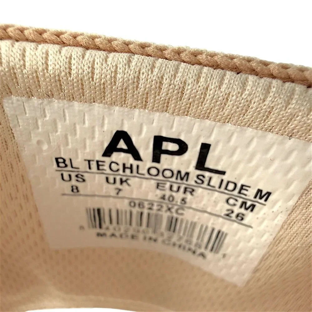 NEW APL Men's Big Logo TechLoom Slide Warm Silk/Caramel Size 8
